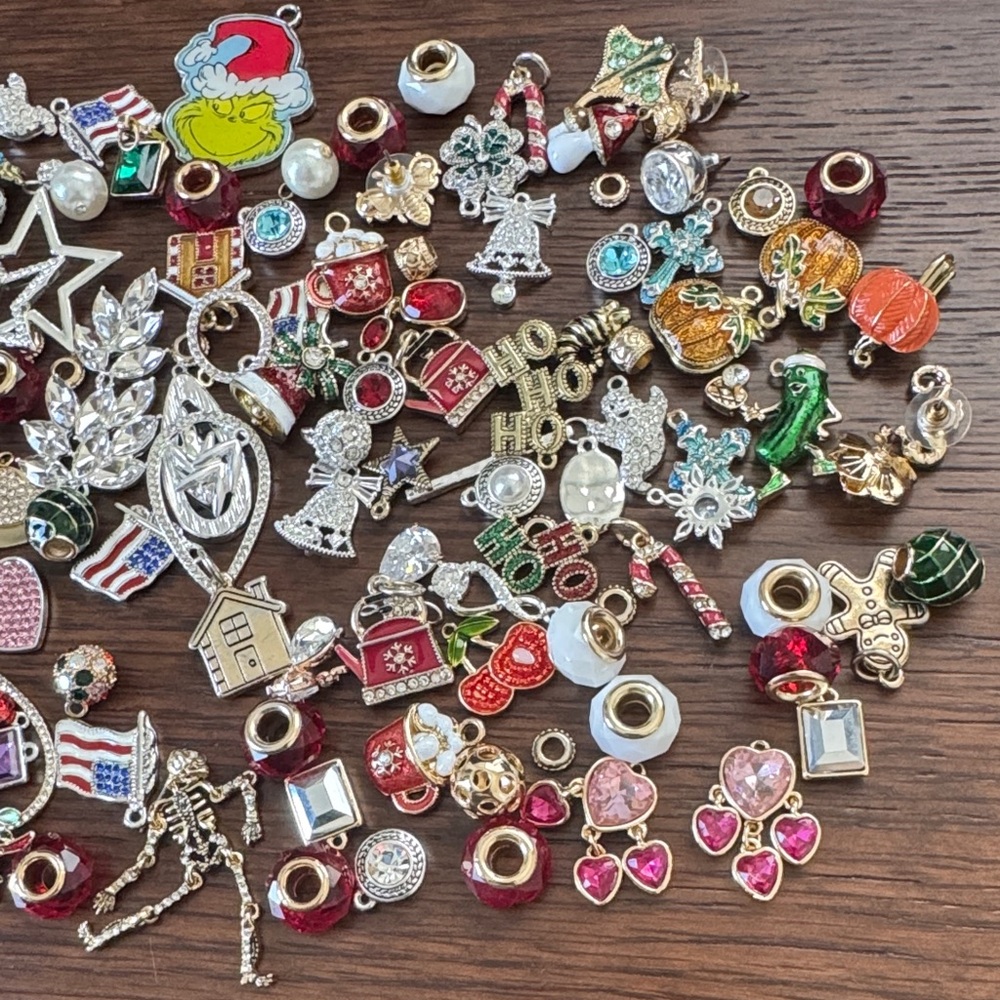 Assorted Jewelry Charms, multiple seasons and occasions